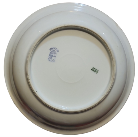 Vtg 1880-1918 ROYAL MUNICH Z.S.& CO BAVARIA SERVING BOWL PORCELAIN HAND PAINTED - Picture 2 of 6